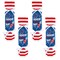 Big Dot of Happiness Firecracker 4th of July - No Snap Red, White and Royal Blue Party Table Favors - DIY Cracker Boxes - Set of 12